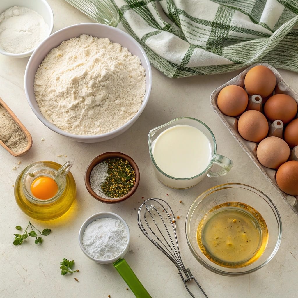 ingredients for baked egg food challenge recipe