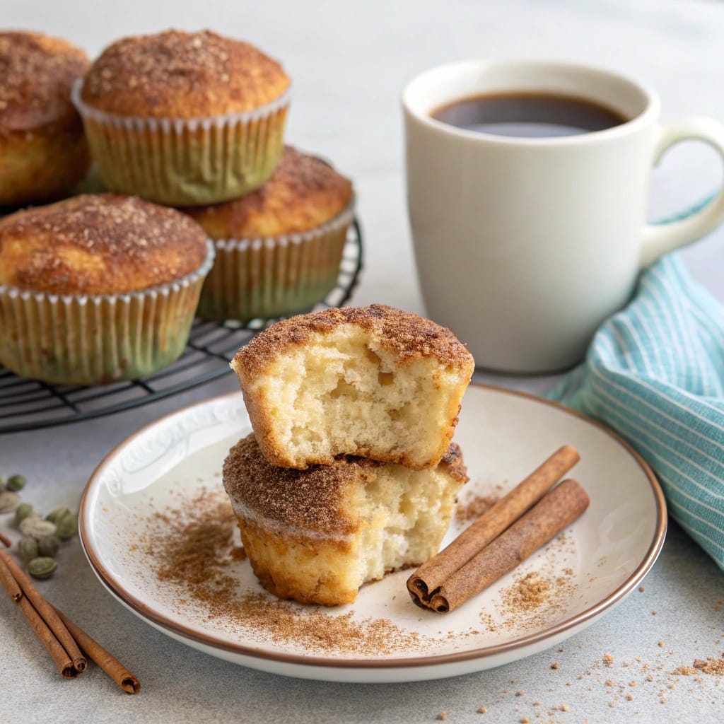 French Toast Muffins Without Bread: A Crispy, Fluffy Breakfast Twist 9 Fluffy French toast muffin with cinnamon sugar