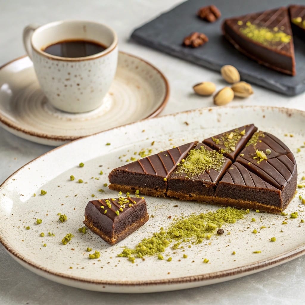 Is the Dubai Chocolate Bar Gluten Free? The Truth Behind This Best-Selling Treat 7 serving gluten free Dubai chocolate with coffee